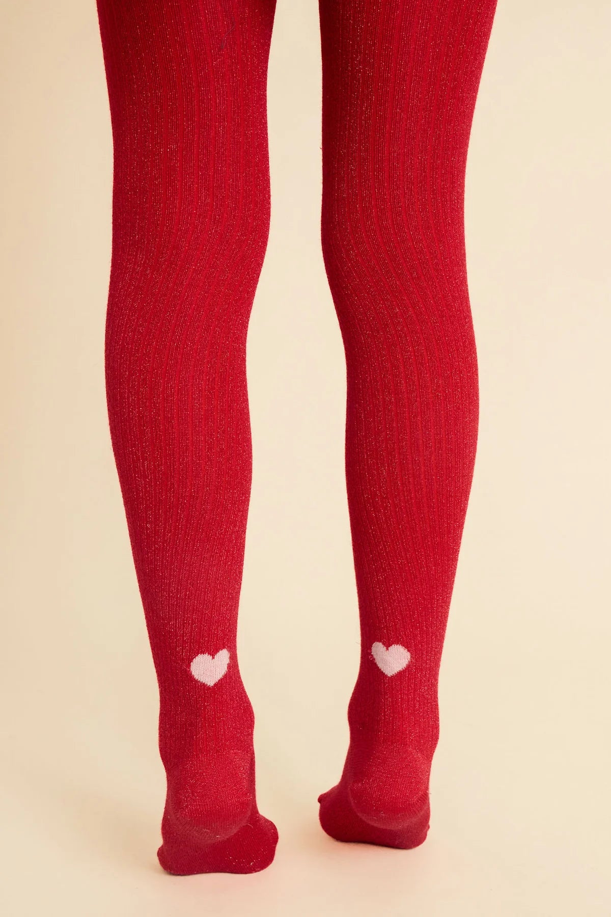 Vera Tights 2-Pack, Pink-Red Glitter