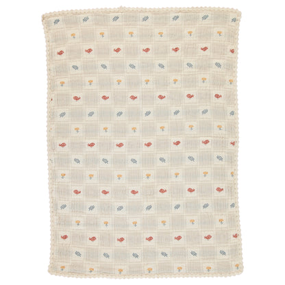 Bebe Organic Nature Blanket, Earthy Patchwork