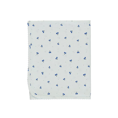 Bebe Organic Noah Blanket, Cherry Rib