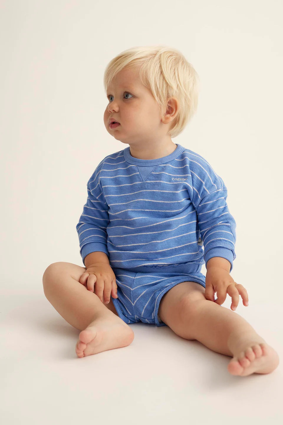 Cozmo Organic Stripes Baby Sweatshirt