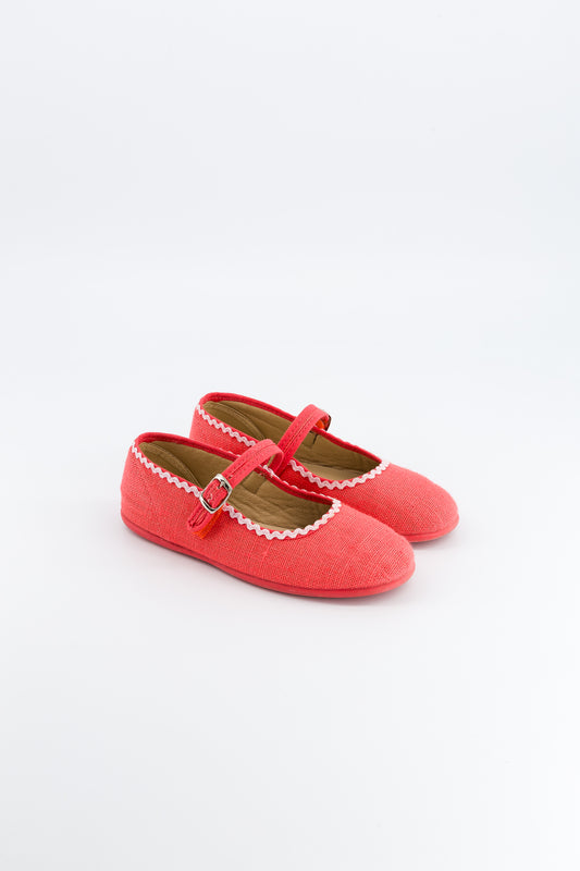 Ballerina Shoes, Coral
