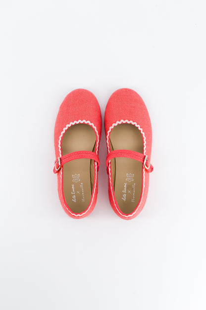 Ballerina Shoes, Coral