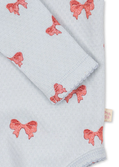 Sui Frill Body, Rosie Blue Bow