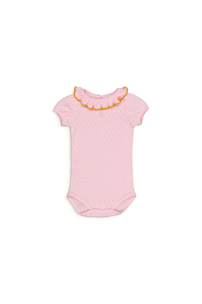 Perrine Baby Body Pointelle, Rose