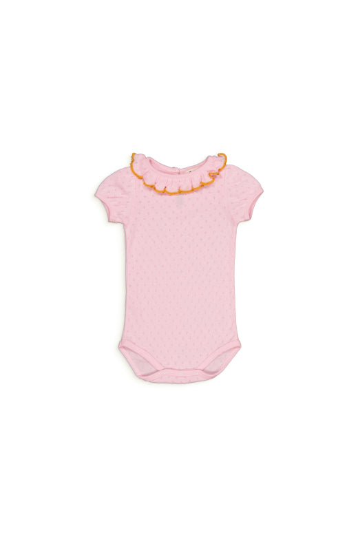 Perrine Baby Body Pointelle, Rose