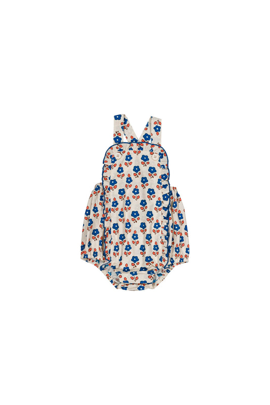 Roma Romper, Sablet Blue