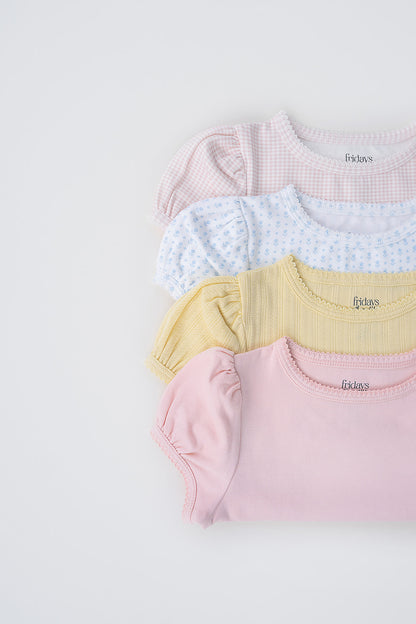 Beaufort Tee, Sunshine Pointelle,