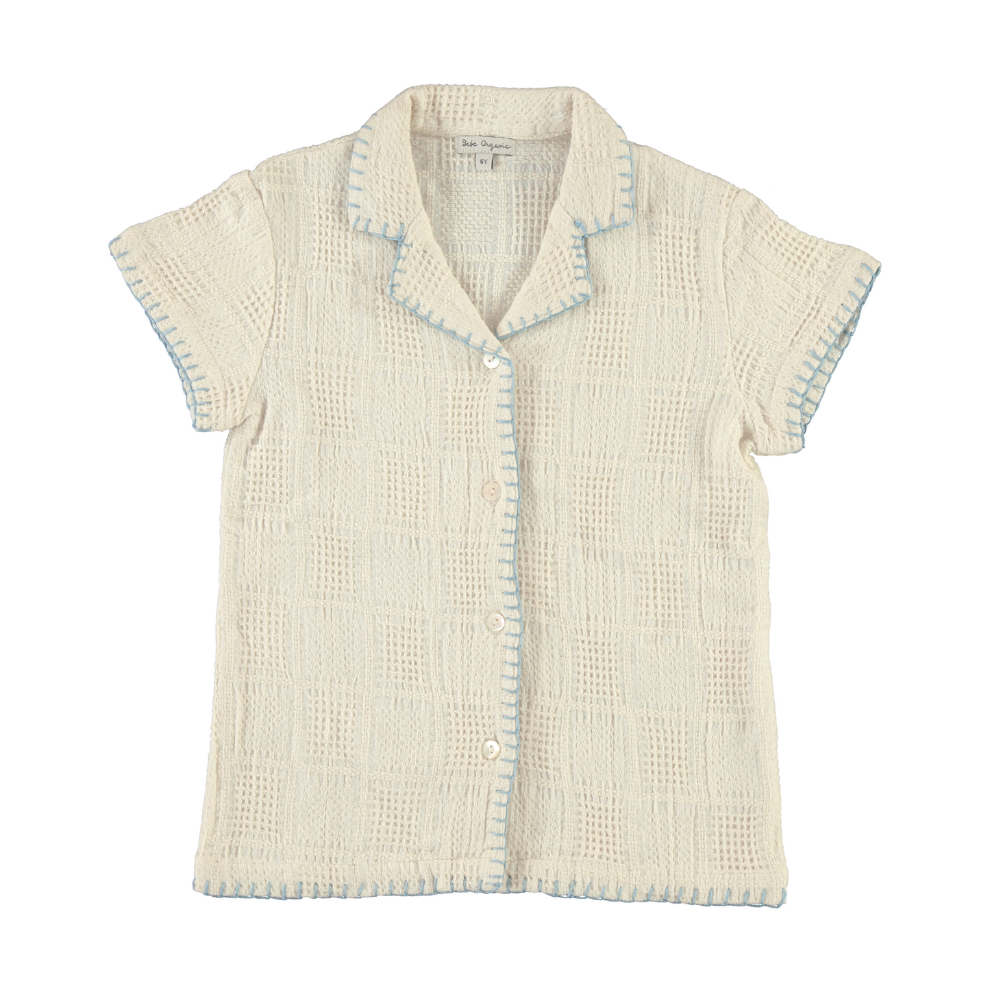 Sky Shirt, Natural Squares