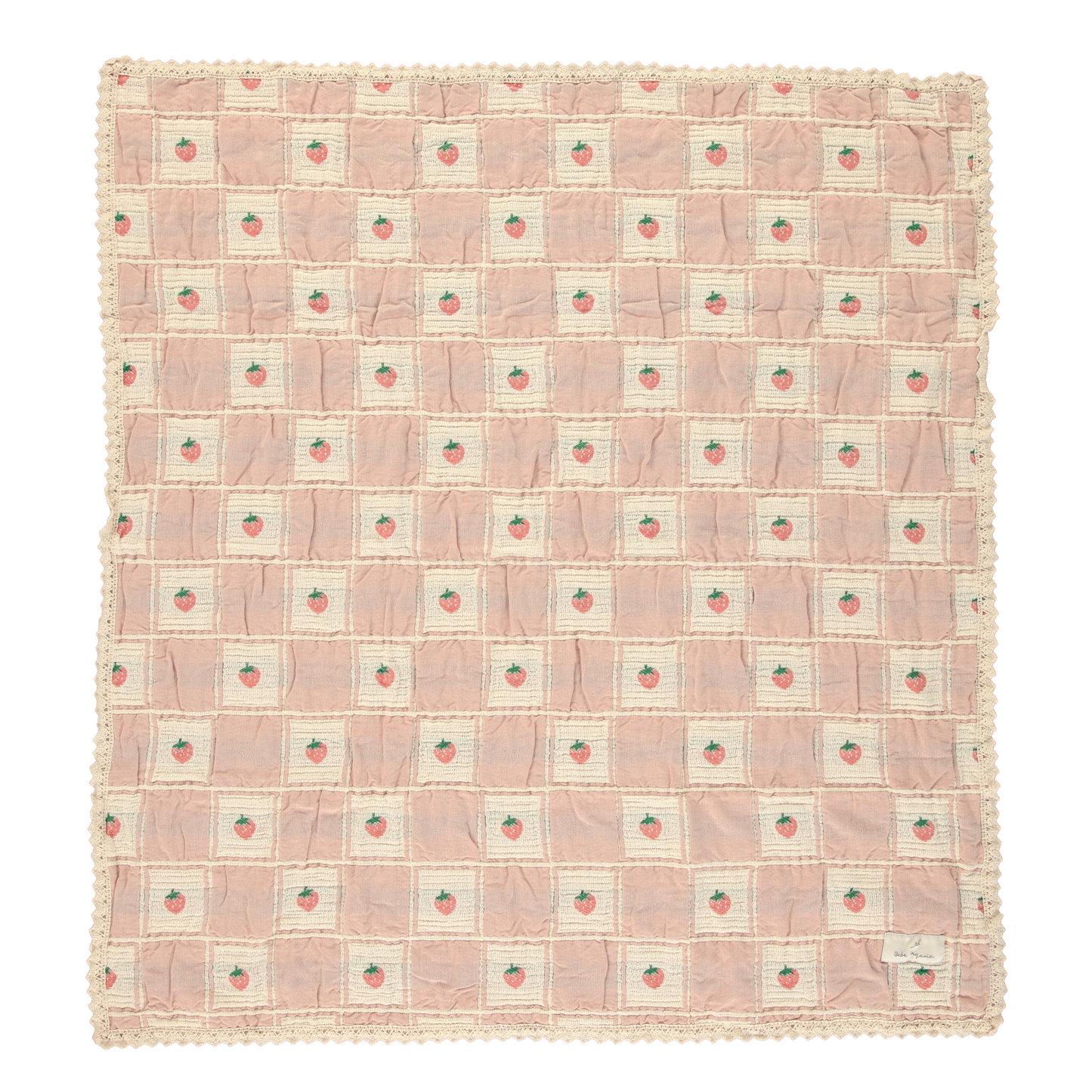 Strawberry Patchwork Blanket