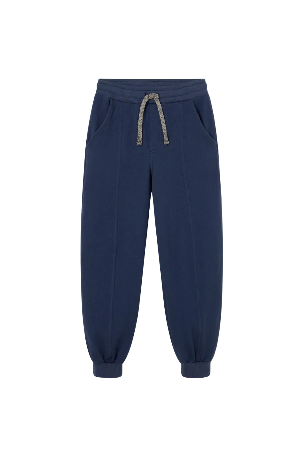 Brushed Soft Knit Jogger Pants, Navy