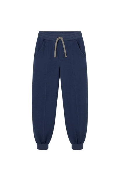Brushed Soft Knit Jogger Pants, Navy