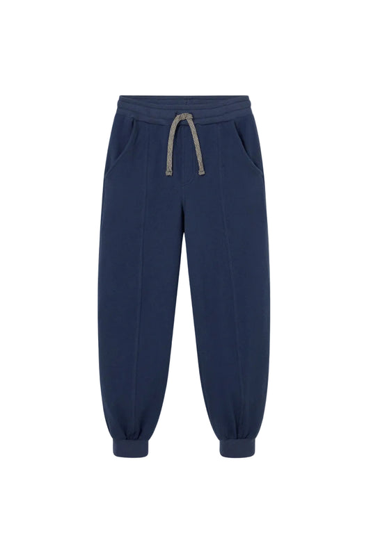 Brushed Soft Knit Jogger Pants, Navy
