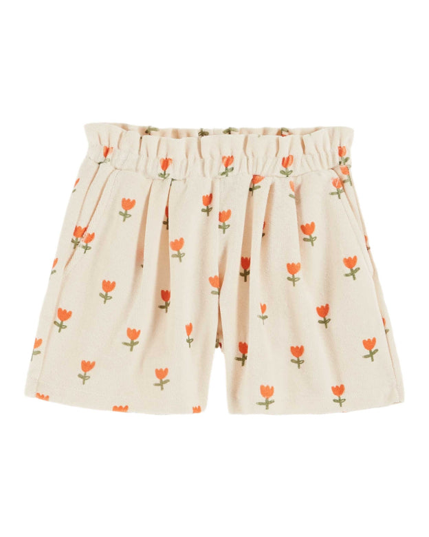 Terrycloth Shorts, Tulip