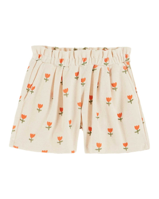 Terrycloth Shorts, Tulip
