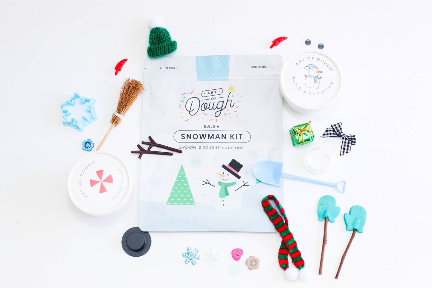 Build a Snowman Dough Kit