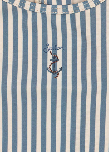 Konges Slojd Aster Swim Onesie, Sailor Stripe
