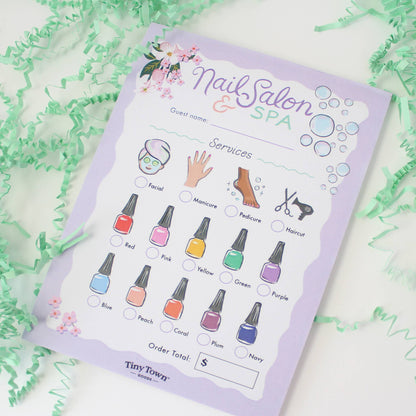 Inklings Tiny Town™ Play Notepad - Nail Salon & Spa