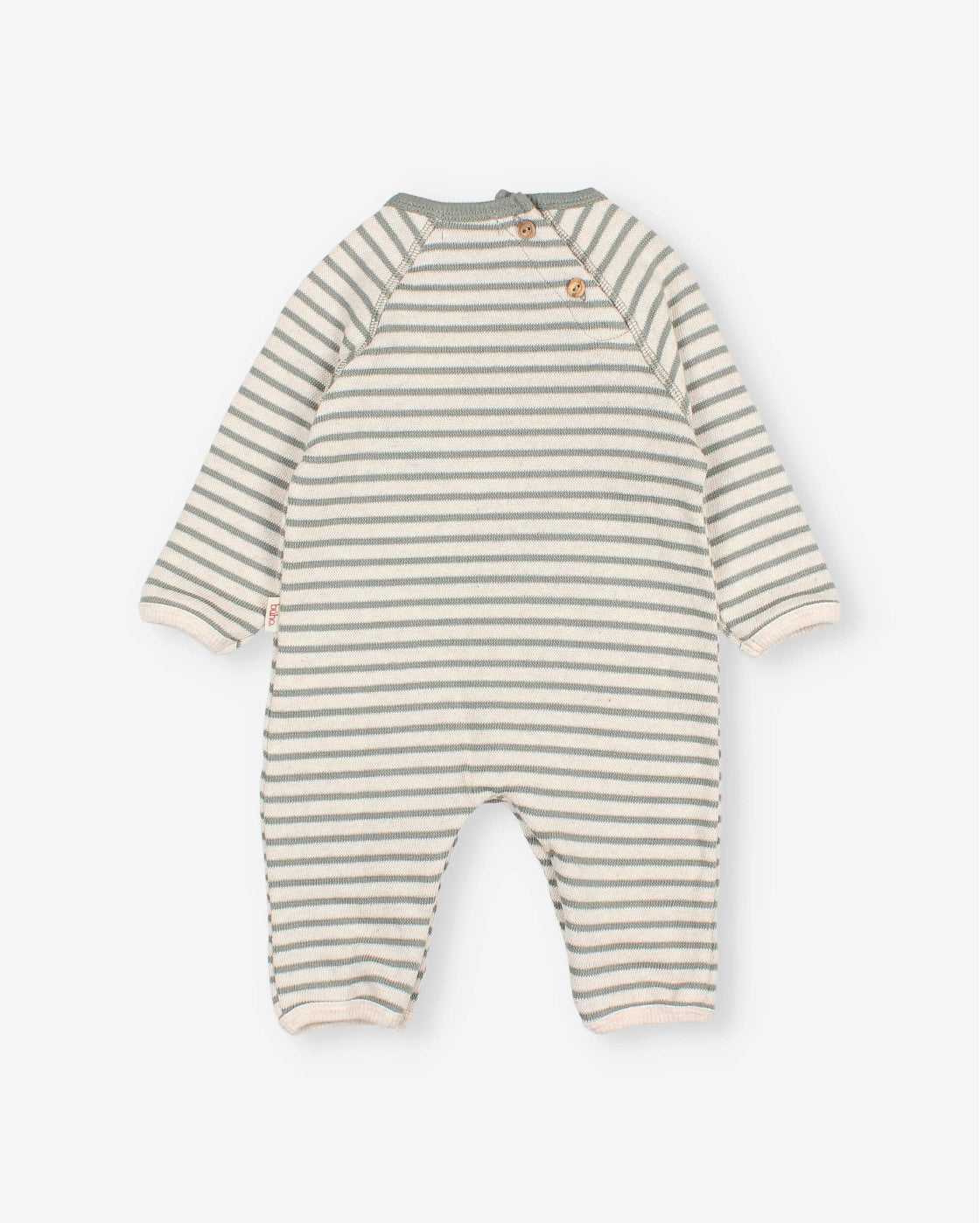 Bb Soft Stripes Jumpsuit, Eucalyptus