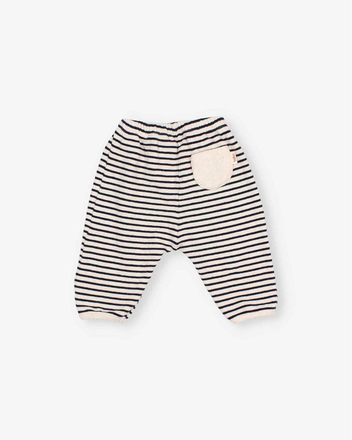 Soft Stripes Pants, Navy