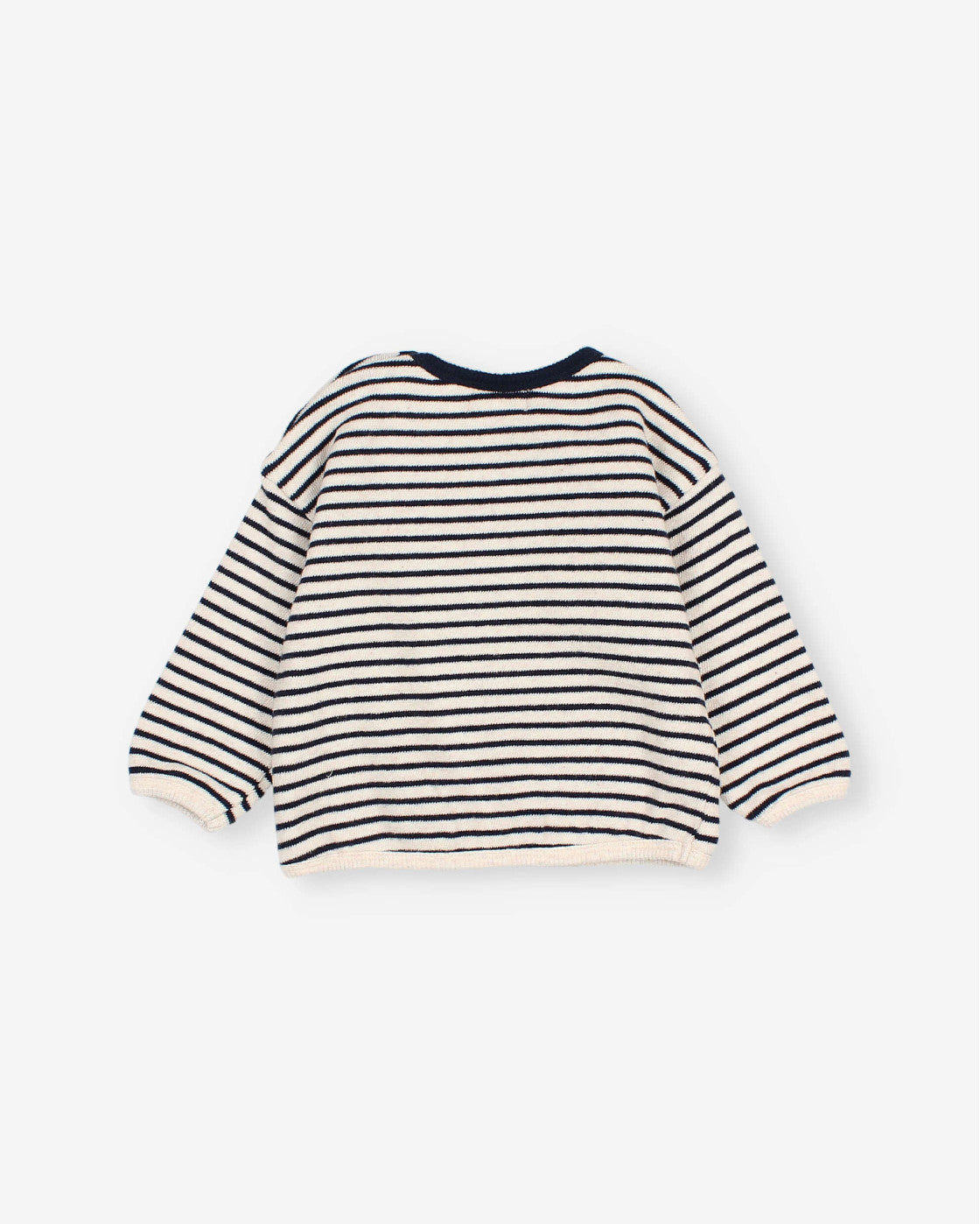 Soft Stripes Sweatshirt, Navy