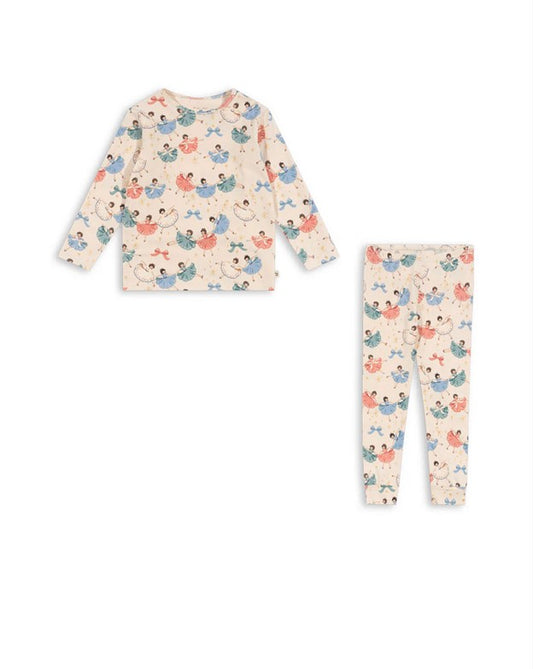 Basic Blouse/Pants Set Bow Ballerina