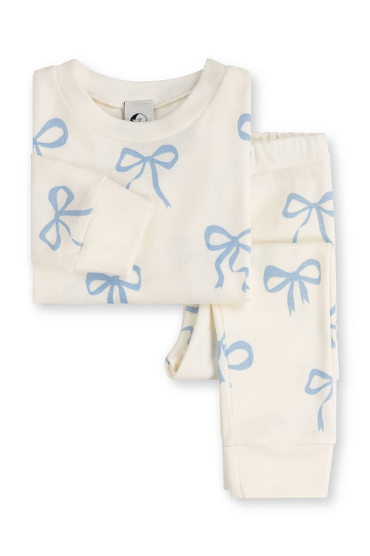 Classic Pajama, Blue Bows