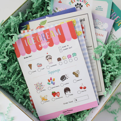 Inklings Tiny Town™ Play Notepad - Ice Cream Shop