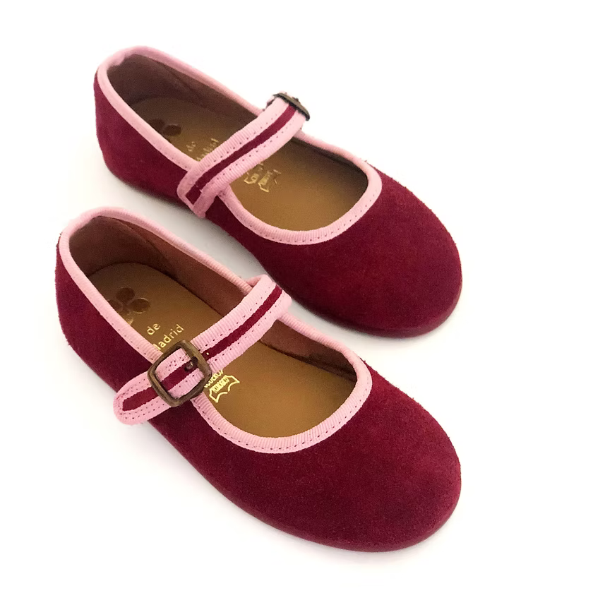 Suede Mary Janes