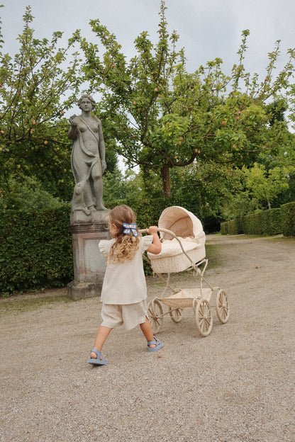 Cherry Crochet Bow Clip