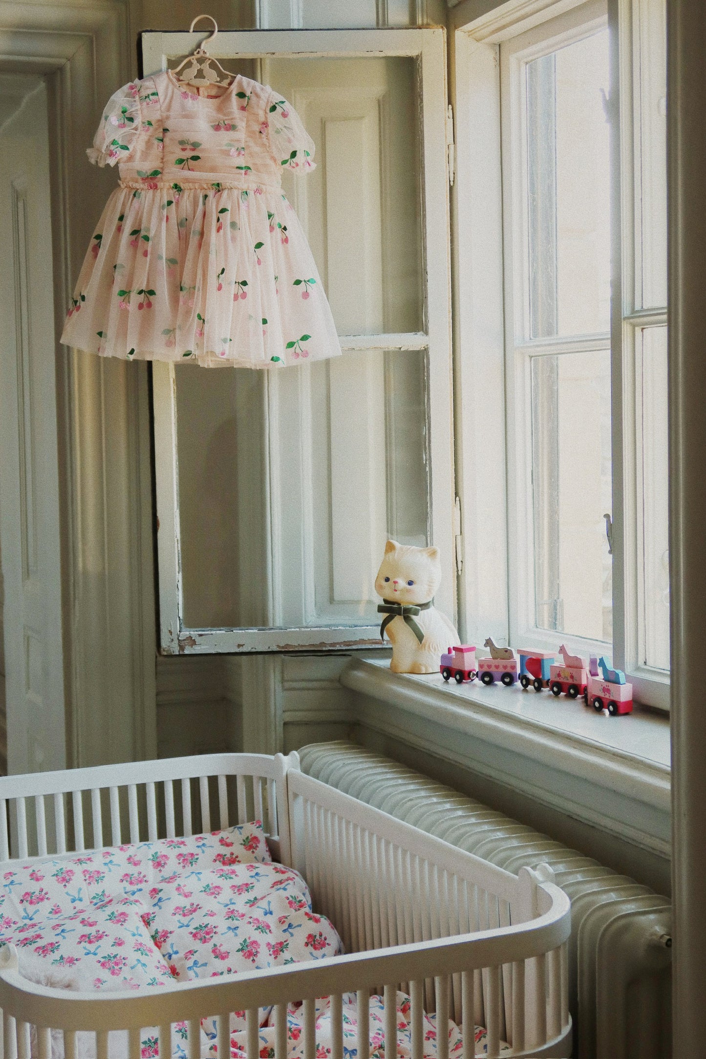 Tullie Dress, Pink Glitter