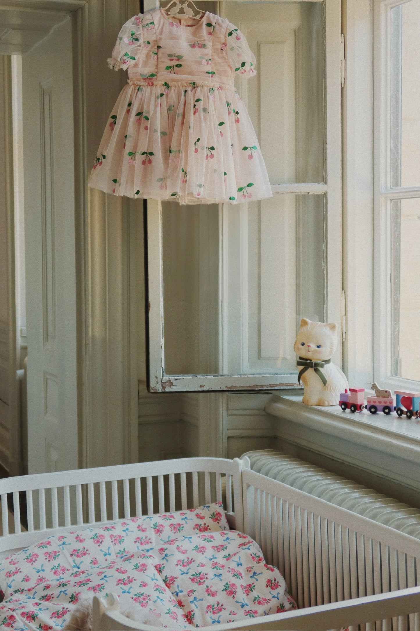 Tullie Dress, Pink Glitter