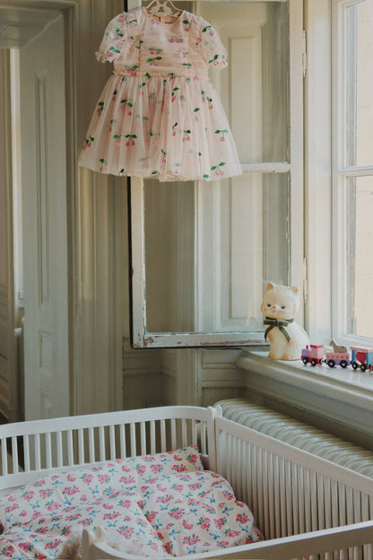 Tullie Dress, Pink Glitter