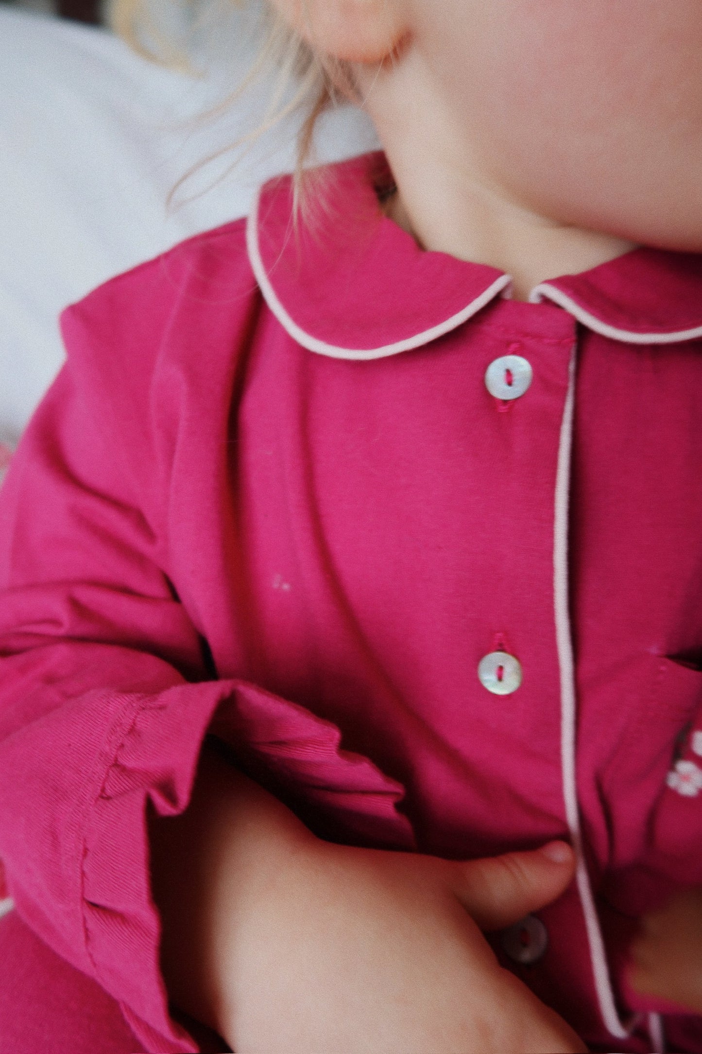Pio Pajama Set, Sangria