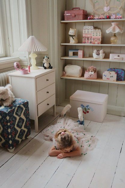 Tullie Dress, Pink Glitter