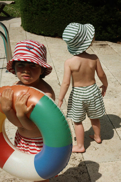 Asnou Swim Shorts, Stripe Verti