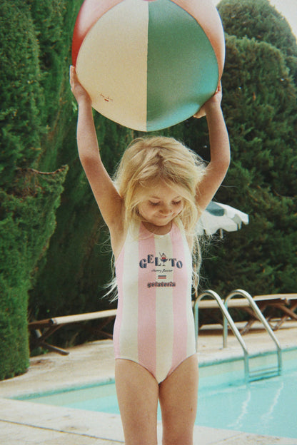 Podia Swimsuit, Candy Rose Stripe