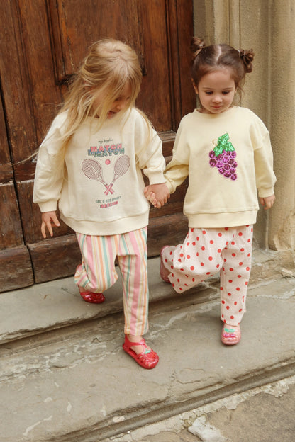 Loupy Lou Sweatshirt, Buttercream