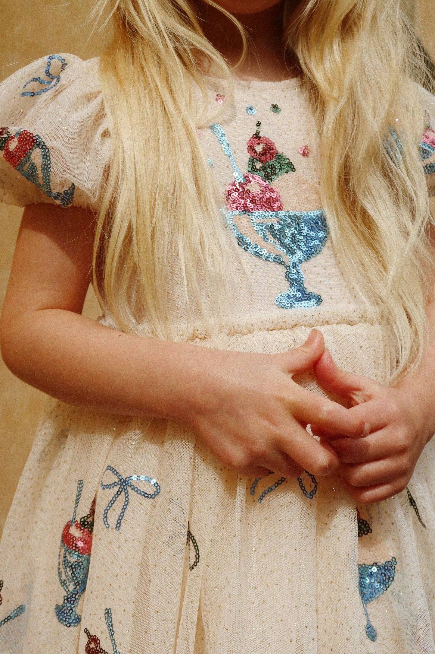 Yvonne Puff Dress, Gelato