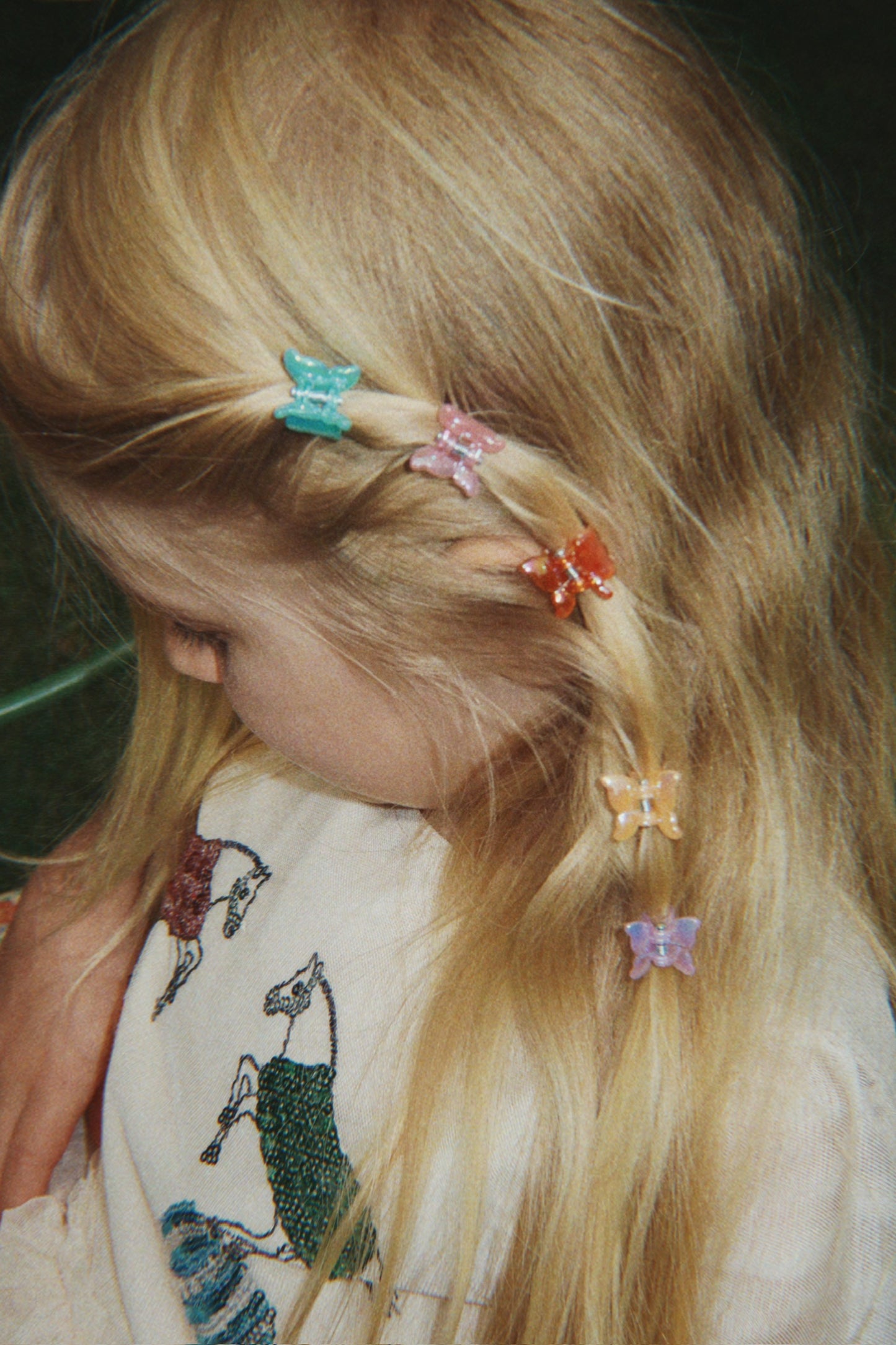 10 Pack Butterfly Hair Claws, Multi