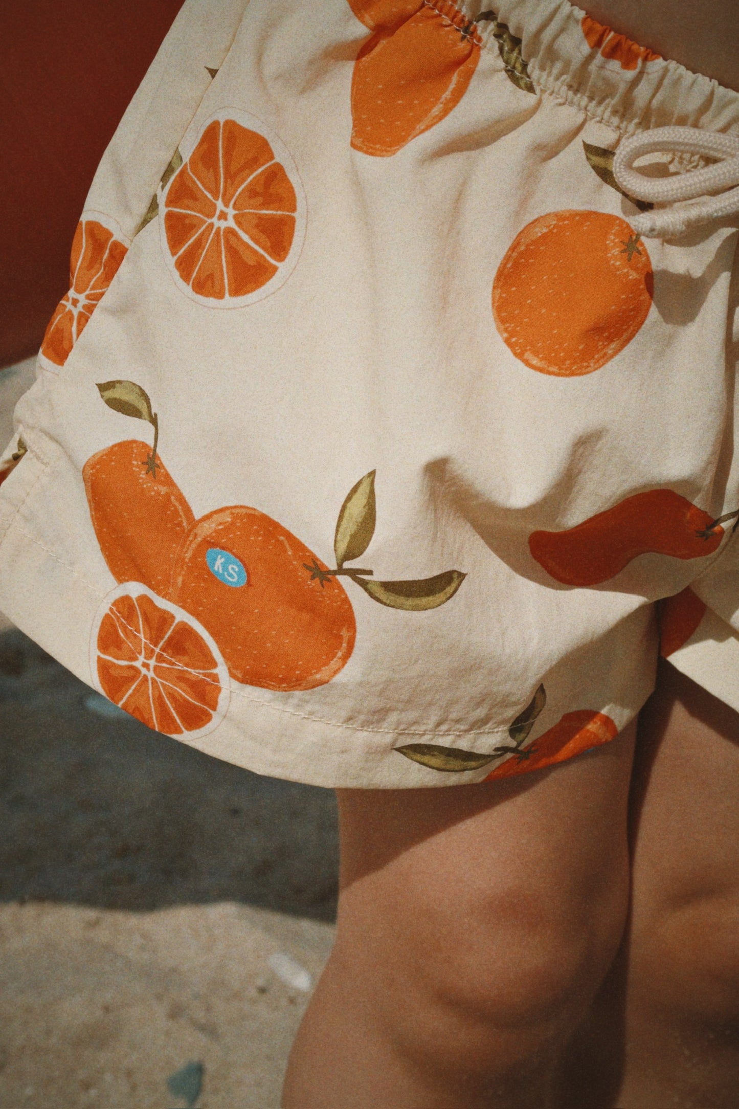 Pomio Short Swim, Arancia Blu
