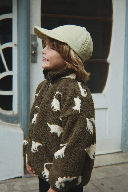 Jody Teddy Jacket, Dino Silhouette