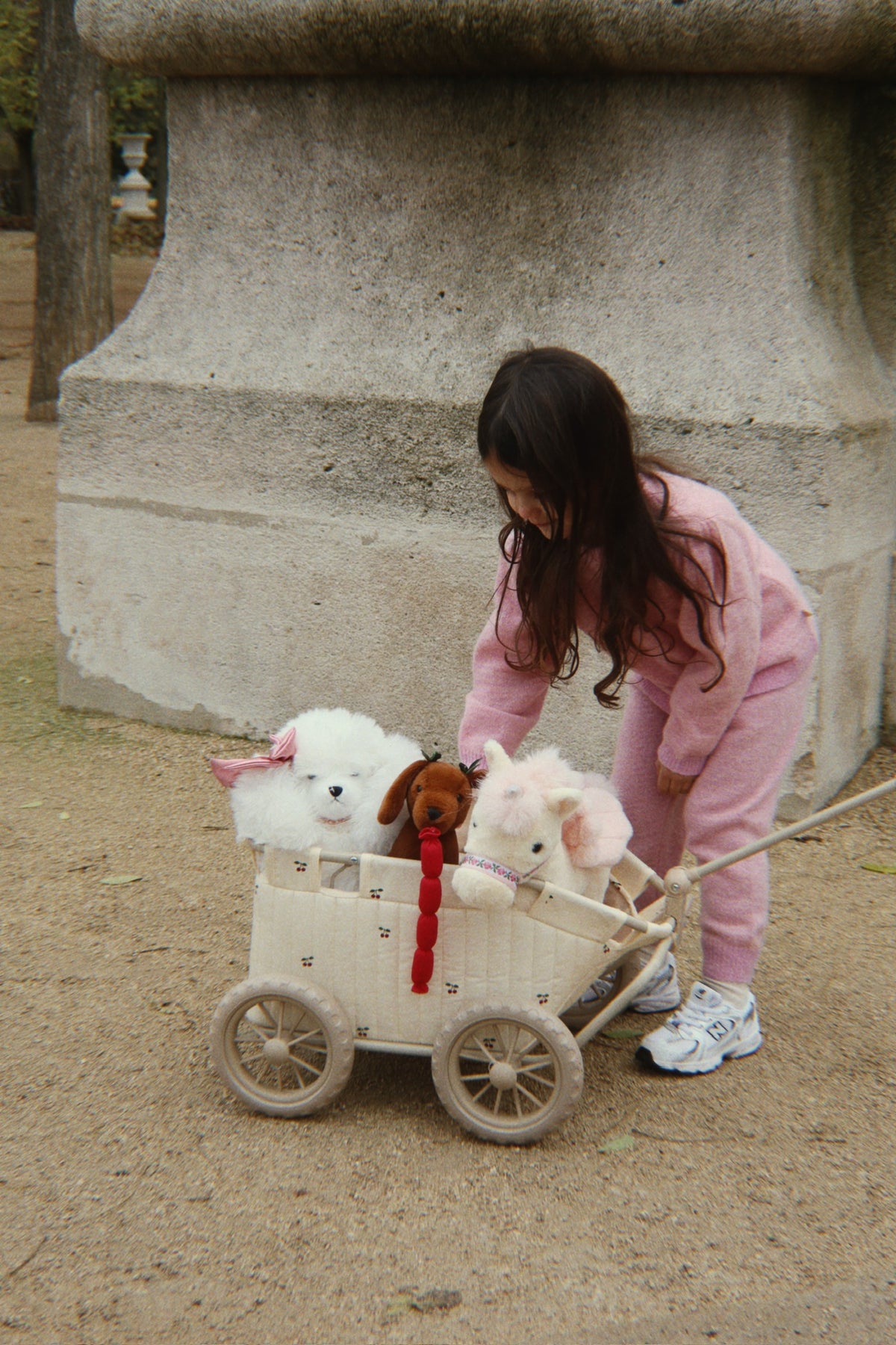 Kids Stroller Wagon, Cherry