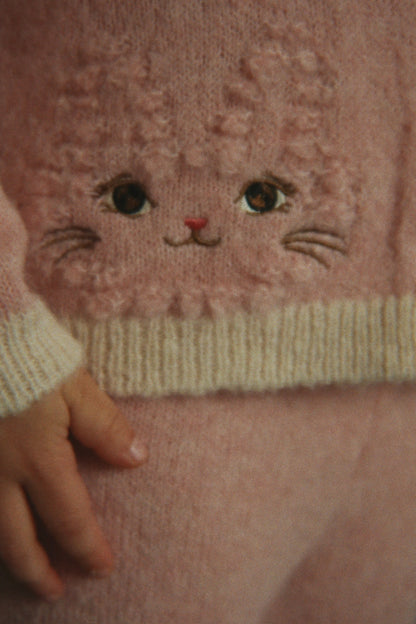 Kitty Cardigan, Silver Pink