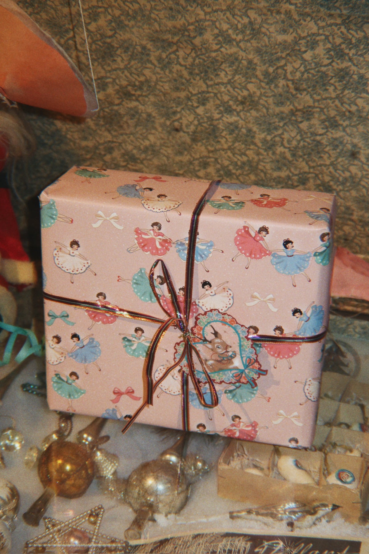 Wrapping Paper, Bow Ballerina Blush