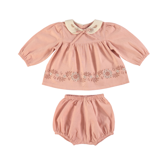 Scarlet Baby Set, Dusty Blooms