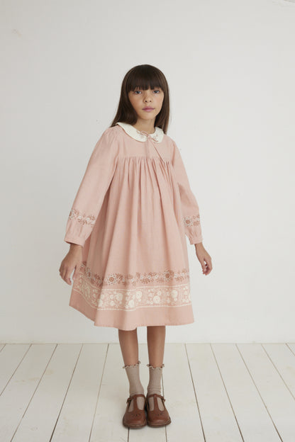 Scarlet Dress, Dusty Blooms