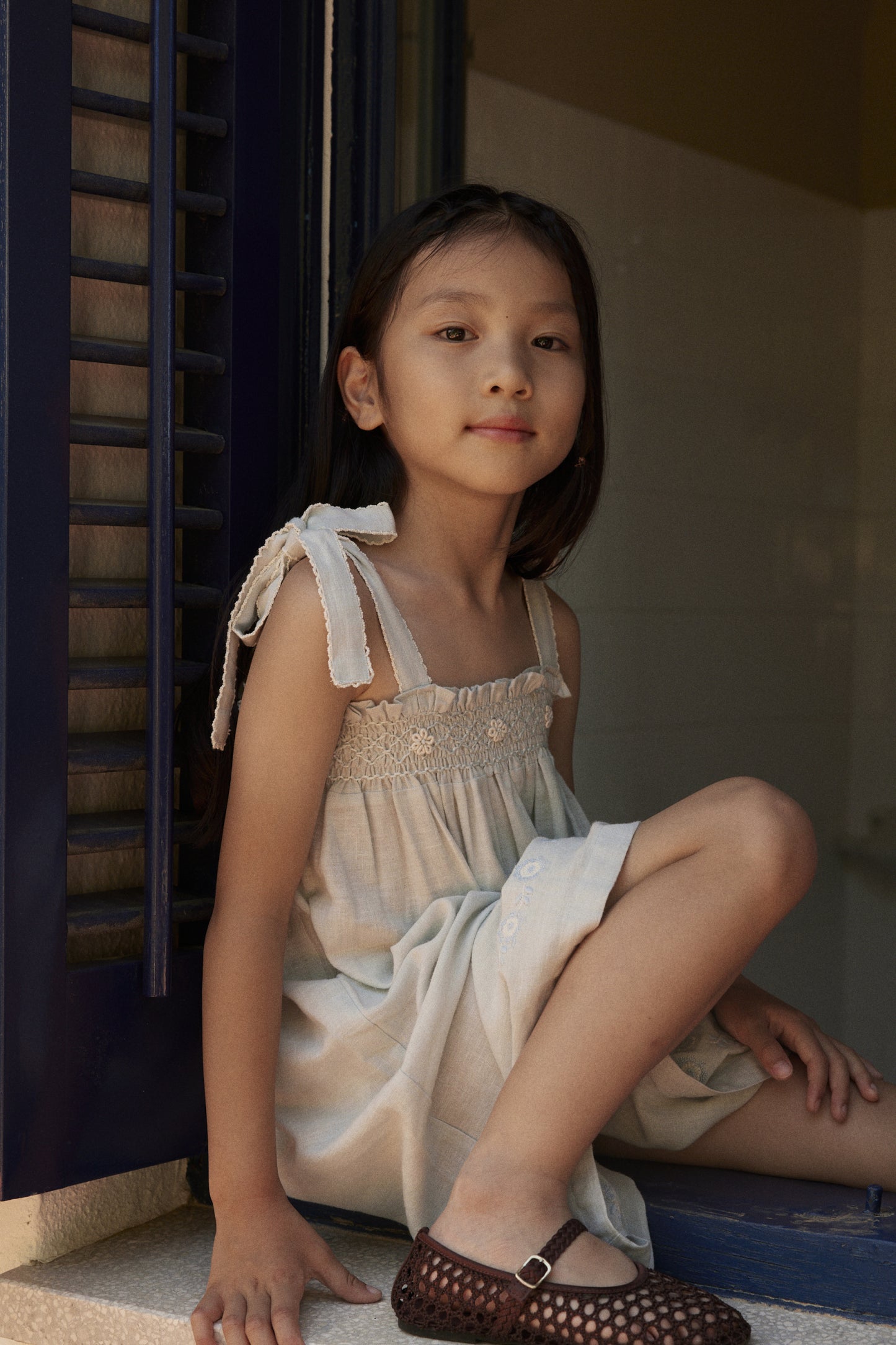 Maya Dress, Cloud Blue
