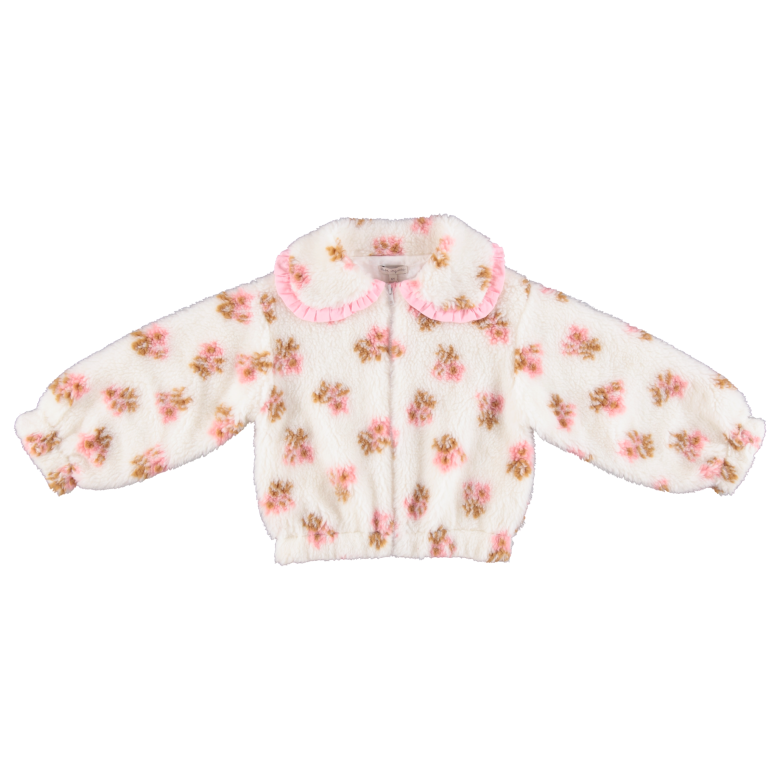 Laine Jacket, Snow Florals
