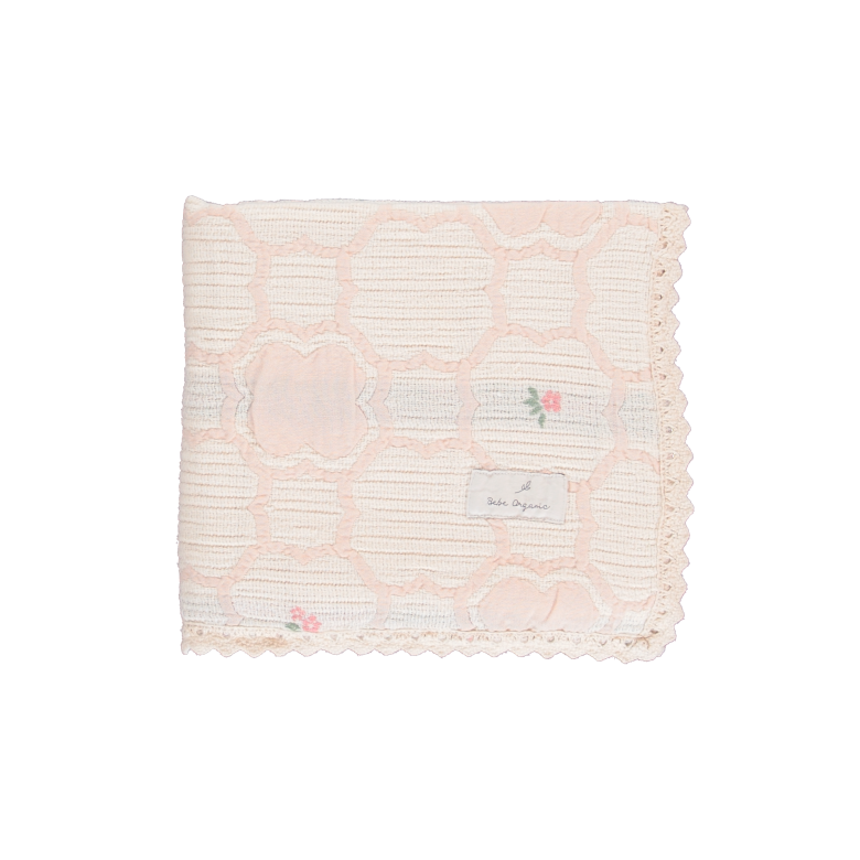 Cleo Blanket, Vintage Wallpaper Floral