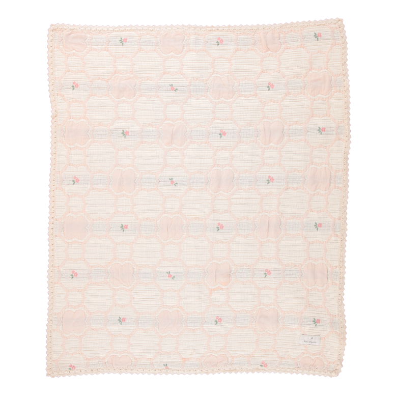 Cleo Blanket, Vintage Wallpaper Floral